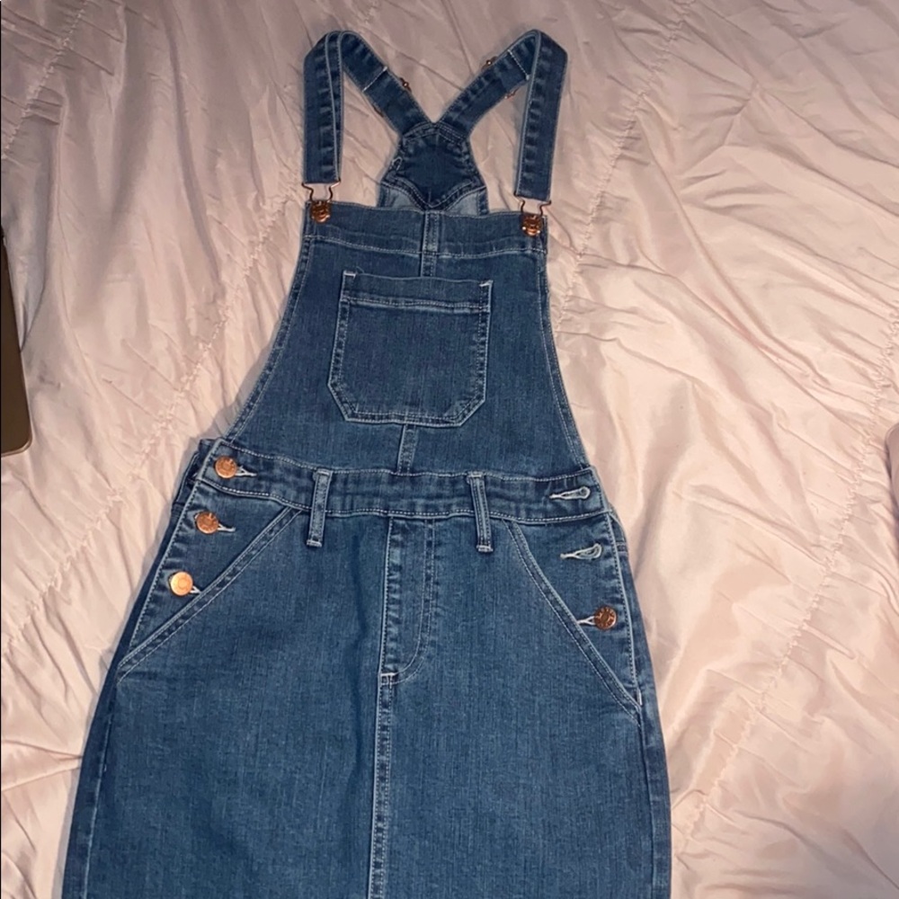 Denim Dress Overalls